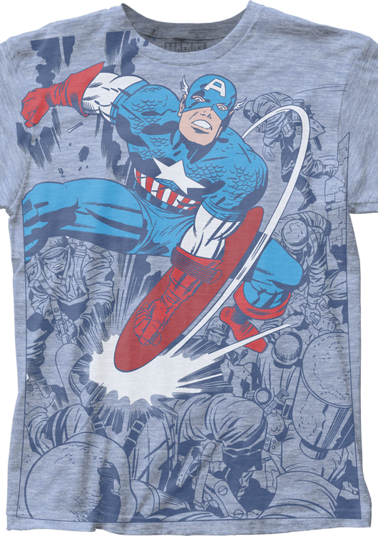 Shield Strike Captain America T-Shirt - main product image