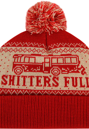 Shitter's Full Christmas Vacation Pom Knit Hat