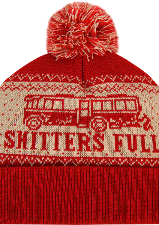 Shitter's Full Christmas Vacation Pom Knit Hat - main product image