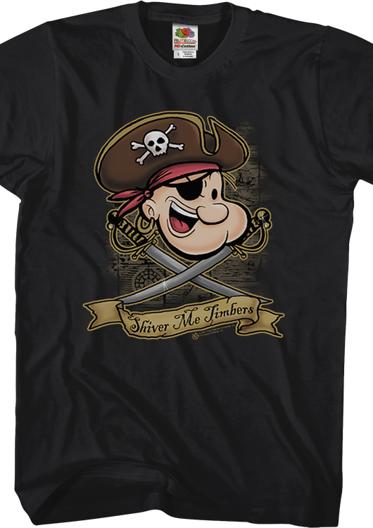 Shiver Me Timbers Popeye T-Shirt - main product image