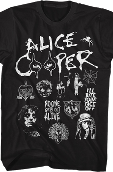 Shock Collage Alice Cooper T-Shirt