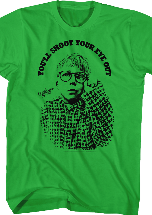 Shoot Your Eye Out Christmas Story T-Shirt - main product image