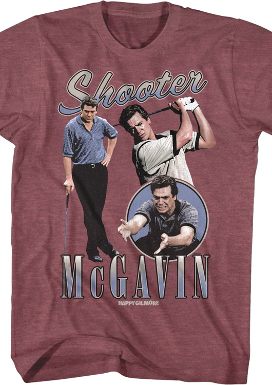 Shooter McGavin Collage Happy Gilmore T-Shirt - main product image