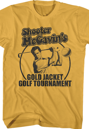 Shooter McGavin's Gold Jacket Golf Tournament Happy Gilmore T-Shirt