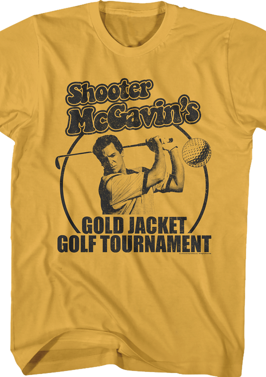 Shooter McGavin's Gold Jacket Golf Tournament Happy Gilmore T-Shirt - main product image