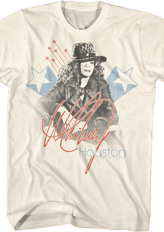 Shooting Stars Whitney Houston T-Shirt - main product image