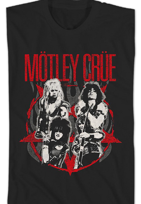Shout At The Devil Flames Motley Crue T-Shirt