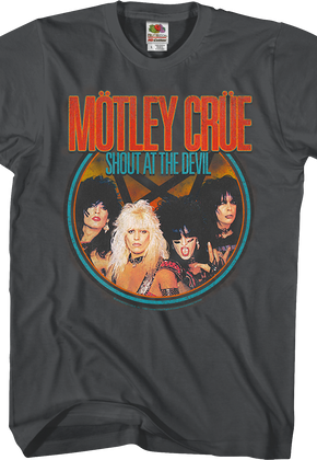 Shout At The Devil Group Photo Motley Crue T-Shirt