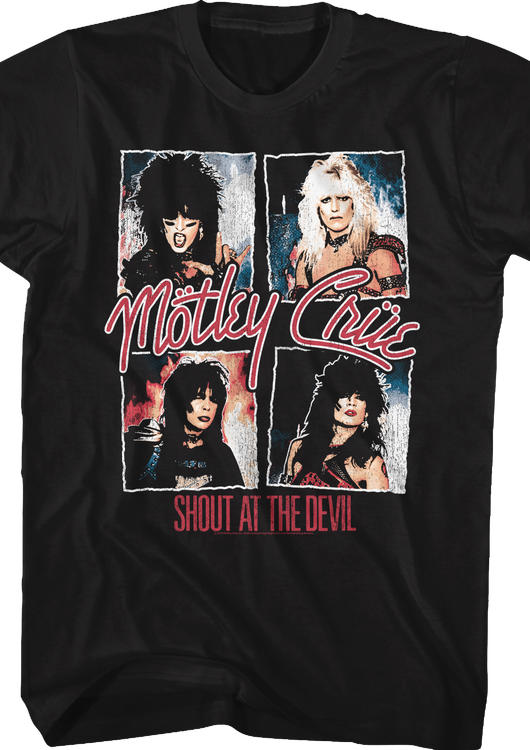 Shout At The Devil Motley Crue T-Shirt - main product image