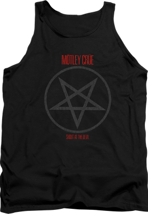 Shout At The Devil Pentagram Motley Crue Tank Top