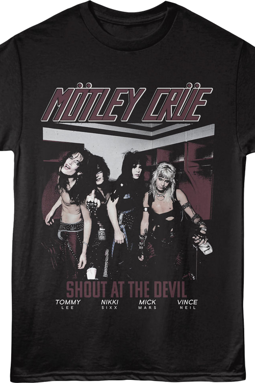 Vintage Shout At The Devil Photo Motley Crue T-Shirtmain product image