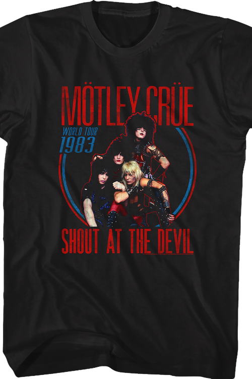 Shout At The Devil World Tour 1983 Motley Crue T-Shirtmain product image