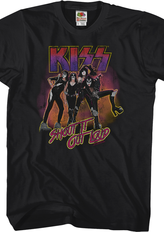 Shout It Out Loud KISS T-Shirt - main product image