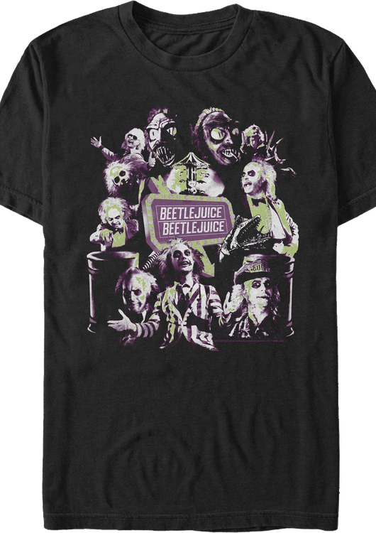 Showtime Collage Beetlejuice T-Shirt - main product image