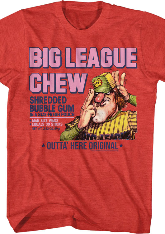 Shredded Bubble Gum Big League Chew T-Shirt - main product image