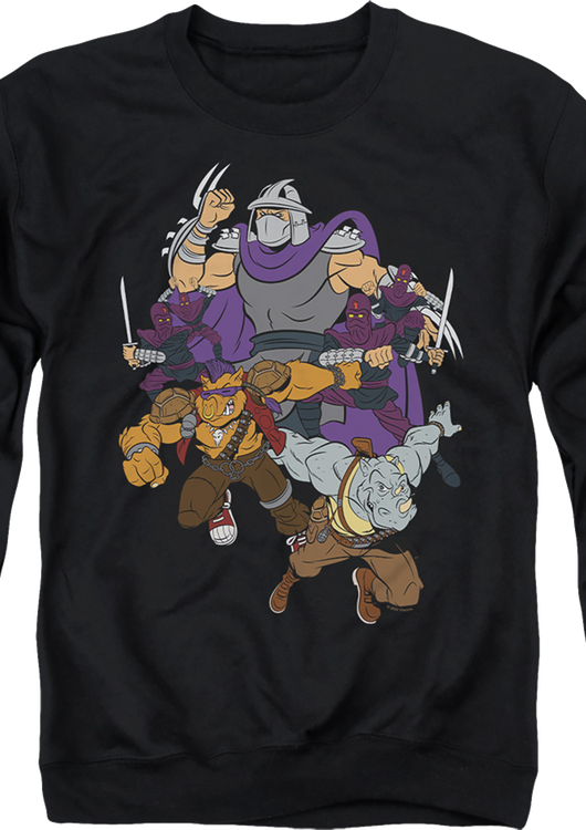 Shredder And Foot Clan Teenage Mutant Ninja Turtles Sweatshirt - main product image