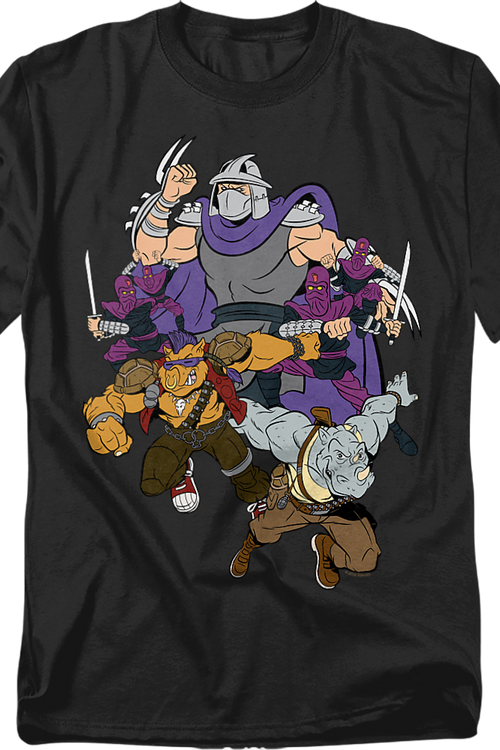 Shredder And Foot Clan Teenage Mutant Ninja Turtles T-Shirtmain product image