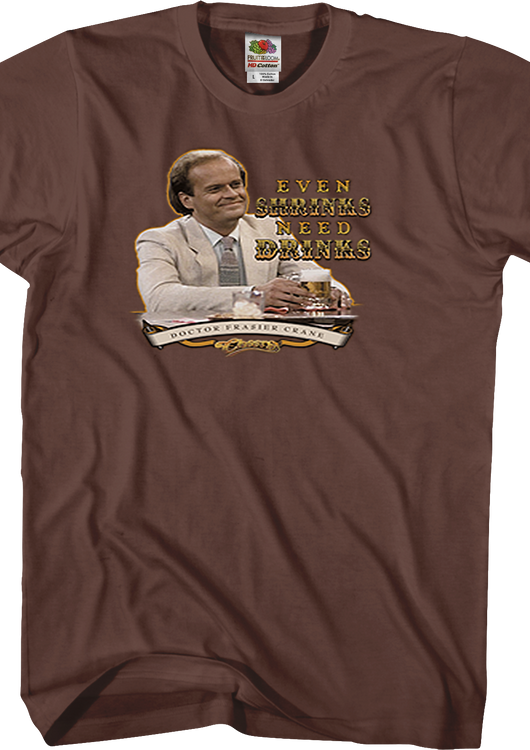Shrinks Need Drinks Cheers T-Shirt - main product image