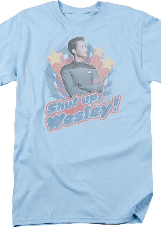 Shut Up Wesley Star Trek The Next Generation T-Shirt - main product image