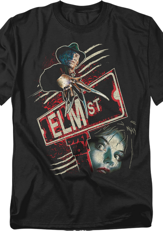 Sign Nightmare On Elm Street T-Shirt - main product image