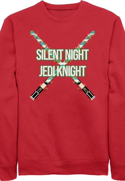 Silent Night Jedi Knight Star Wars Sweatshirt