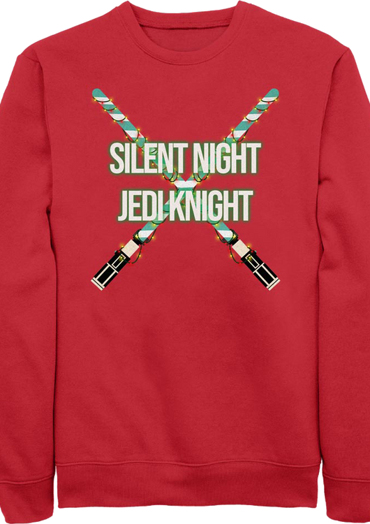 Silent Night Jedi Knight Star Wars Sweatshirt - main product image