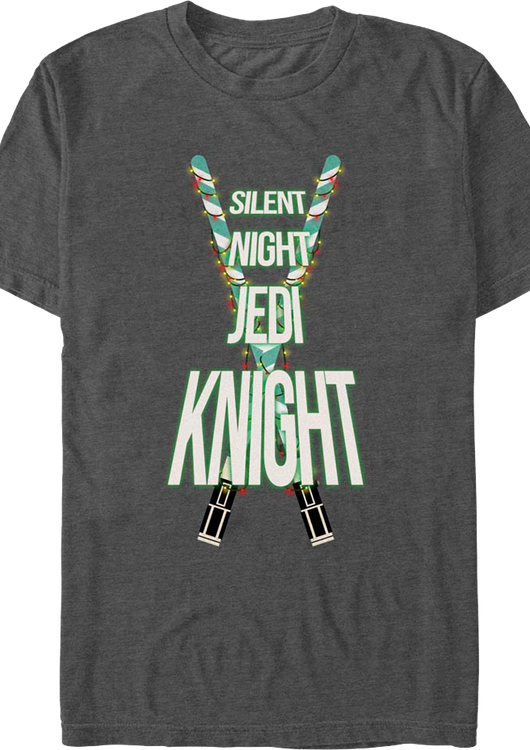 Silent Night Jedi Knight Star Wars T-Shirt - main product image