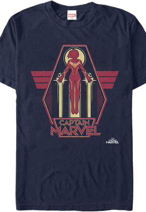 Silhouette Captain Marvel T-Shirt