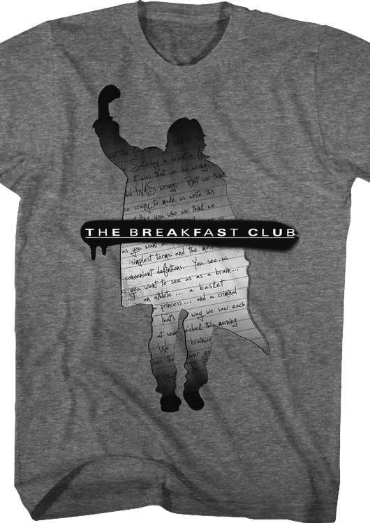 Silhouette Essay Breakfast Club T-Shirt - main product image