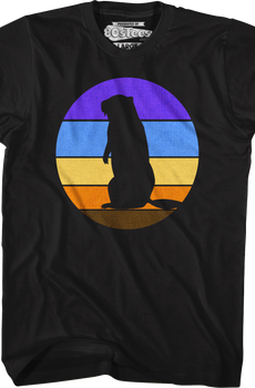 Silhouette Groundhog Day T-Shirt