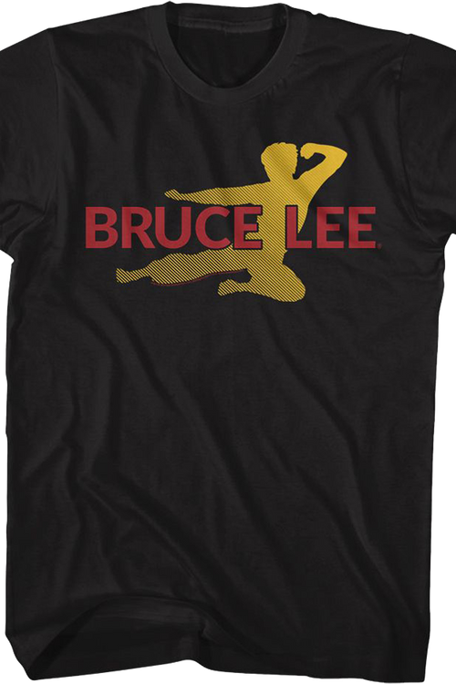 Silhouette Logo Bruce Lee T-Shirt - main product image