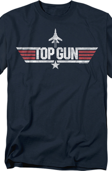 Silhouette & Logo Top Gun T-Shirt