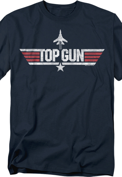 Silhouette & Logo Top Gun T-Shirt