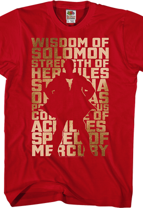 Silhouette Shazam T-Shirt