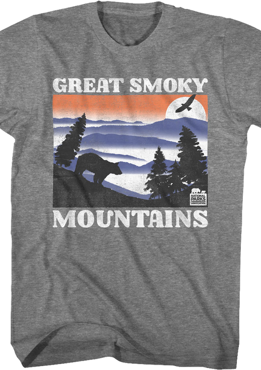 Silhouettes Great Smoky Mountains National Park T-Shirt - main product image