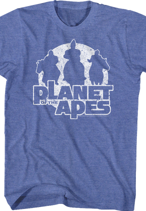 Silhouettes Planet Of The Apes T-Shirt