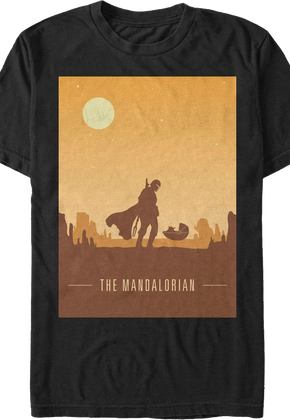 Silhouettes Star Wars The Mandalorian T-Shirt