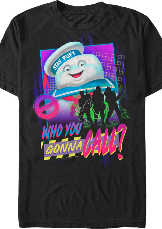 Silhouettes Who You Gonna Call Ghostbusters T-Shirt - main product image