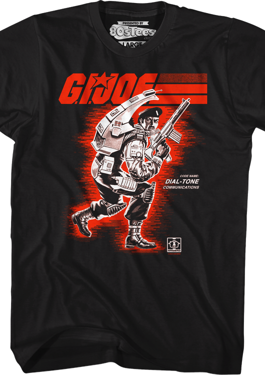 Simple Box Art Dial-Tone GI Joe T-Shirt - main product image