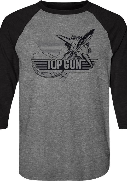 Simple Flyby Top Gun Raglan Baseball Shirt - main product image