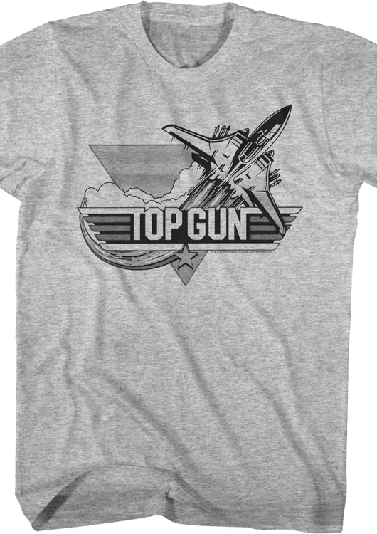 Simple Flyby Top Gun T-Shirt - main product image