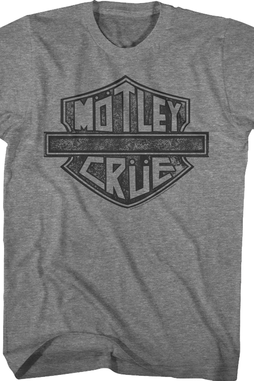 Simple Motorcycle Logo Motley Crue T-Shirt - main product image