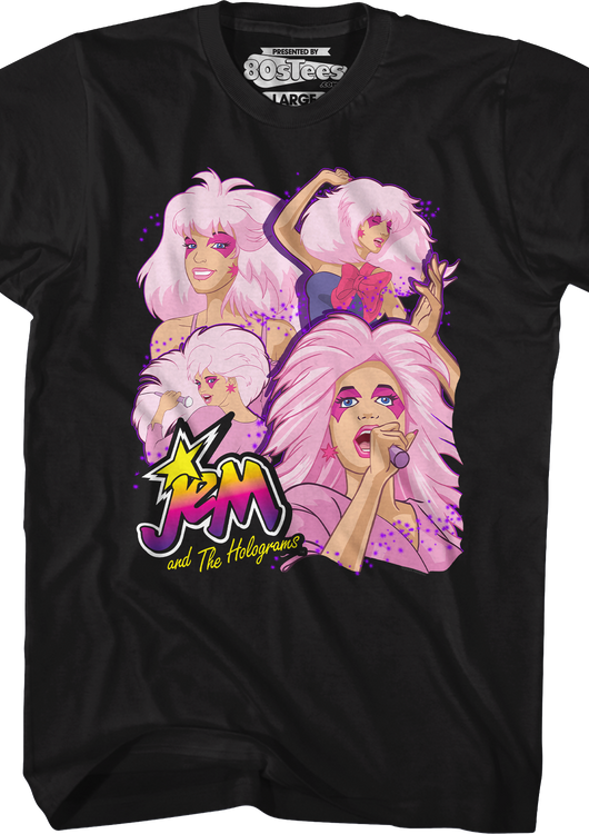 Singer Collage Jem And The Holograms T-Shirt - main product image