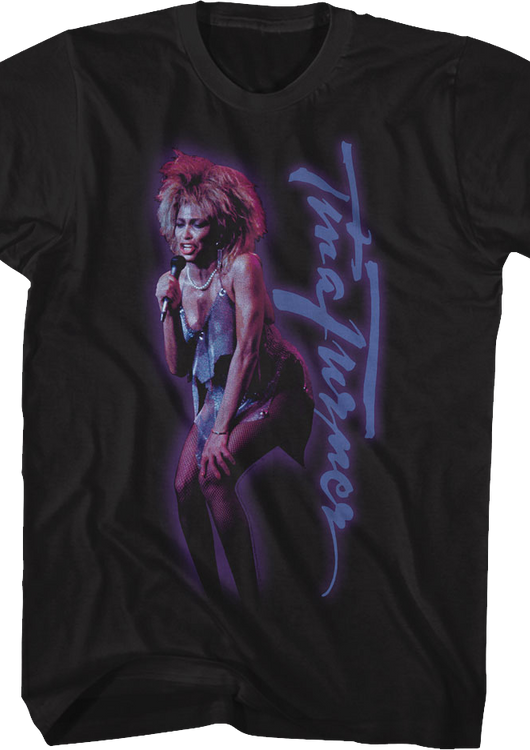 Singing Glow Tina Turner T-Shirt - main product image