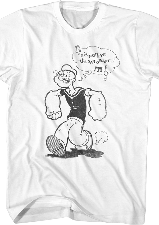 Singing Popeye T-Shirt - main product image
