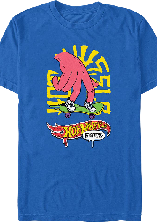 Skate Fingerboard Hot Wheels T-Shirt - main product image