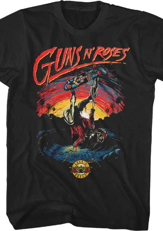 Skateboard Guns N' Roses T-Shirt - main product image