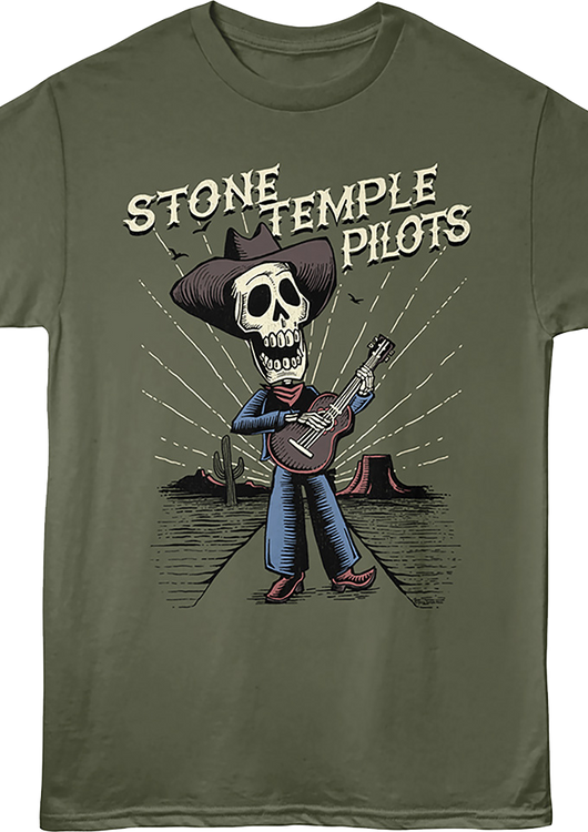 Skeleton Cowboy Stone Temple Pilots T-Shirt - main product image