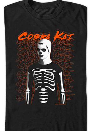 Skeleton Halloween Costume Cobra Kai T-Shirt