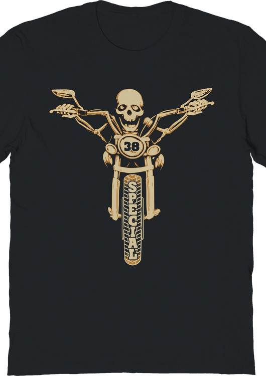 Skeleton On Bike 38 Special T-Shirt - main product image